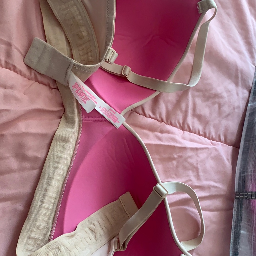Pink  Victoria’s Secret bras size 36d/d80